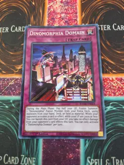 Yugioh Dinomorphia Domain BACH-EN068 Secret Rare 1st Edition Near Mint - Image 1