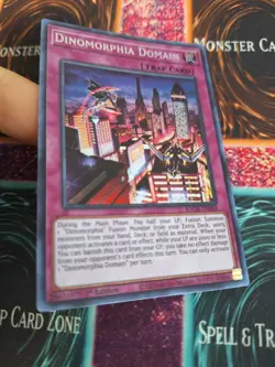 Yugioh Dinomorphia Domain BACH-EN068 Secret Rare 1st Edition Near Mint - Image 2