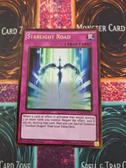 Yugioh Starlight Road PGL2-EN091 Gold Rare 1st Edition Near Mint - Image 1
