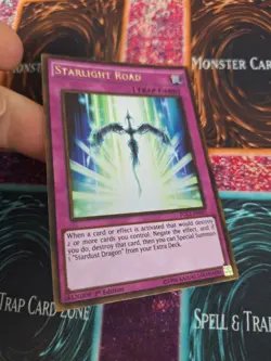 Yugioh Starlight Road PGL2-EN091 Gold Rare 1st Edition Near Mint - Image 2
