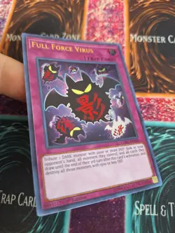 Yugioh Full Force Virus LCKC-EN049 Ultra Rare 1st Edition Near Mint - Image 2