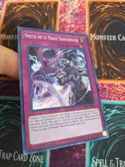 Yugioh Ninjitsu Art of Mirage-Transformation SHVA-EN015 Secret Rare 1st Ed NM - Image 2