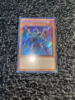 Yugioh Infernoid Harmadik BLTR-EN060 Secret Rare 1st Edition FOIL BLEED MISPRINT - Image 1