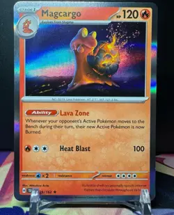 Magcargo 29/162 Rare Holo Temporal Forces Pokemon TCG Card NM - Image 1
