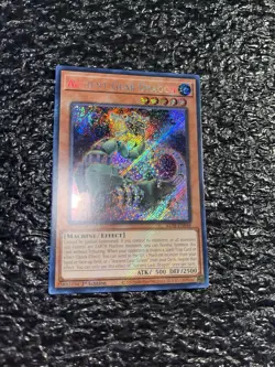 Yugioh Ancient Gear Dragon BLTR-EN048 Secret Rare 1st FOIL BLEED MISPRINT NM - Image 2
