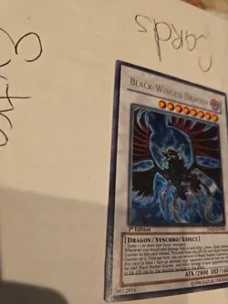 YUGIOH! Black-Winged Dragon LC5D-EN135 Ultra Rare 1st Edition - Image 3