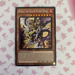 yugioh card Horus the Black Flame Deity PHNI-EN018 YuGiOh Phantom Nightmare - Image 1