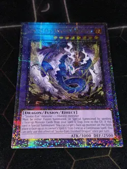 Yugioh! Snake-Eyes Doomed Dragon - SUDA-EN035 - Quarter Century Secret Rare - NM - Image 3