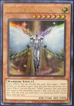Elemental HERO Honest Neos LDS3-EN102 Legendary Duelists: Season 3 1st Ed Yugioh - Image 1