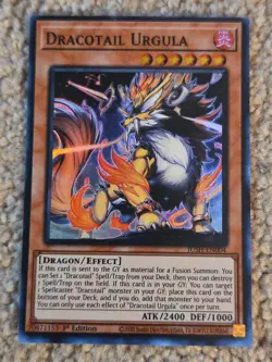 Yugioh! Dracotail Urgula SUPER Justice Hunters JUSH-EN004 In Hand NM - Image 1