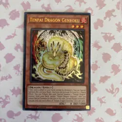 TENPAI DRAGON GENROKU 1st Edition Ultra Rare INFO-EN019 NM Yugioh - Image 1