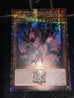 Yugioh Snake-Eyes Diabellstar LEDE-EN011 Quarter Century Secret Rare Near Mint - Image 1