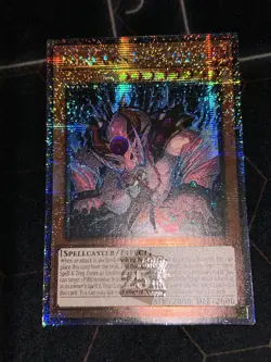 Yugioh Snake-Eyes Diabellstar LEDE-EN011 Quarter Century Secret Rare Near Mint - Image 2