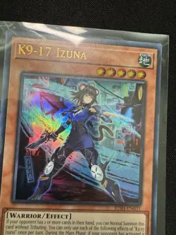Yugioh K9-17 Izuna JUSH-EN031 Ultra Rare 1st Edition NM - Image 3