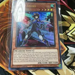 Yugioh K9-17 Izuna JUSH-EN031 Ultra Rare 1st Edition NM - Image 3