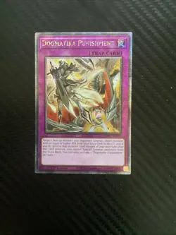 Yugioh! Dogmatika Punishment RA01-EN076 Quarter Century Rare 1st Ed NM - Image 1