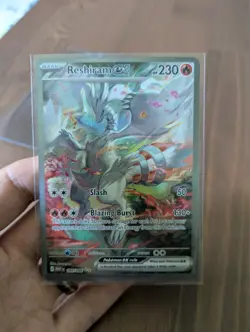 Reshiram EX 166/086 English SIR White Flare NM Pack Fresh Pokemon TCG Card - Image 1