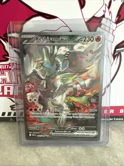 Reshiram EX 166/086 English SIR White Flare NM Pack Fresh Pokemon TCG Card - Image 1