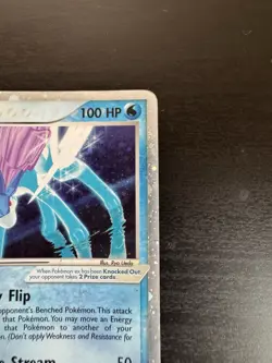 Suicune ex 94/95 Holo Rare EX Team Magma Vs Team Aqua Pokemon Card DMG - Image 3
