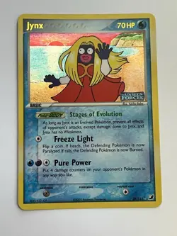 Jynx - 28/115 Reverse Holo Rare Stamped Unseen Forces NM Pokemon Card - Image 1