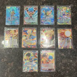 Gogeta Foil Lot of 10 Dragon Ball Super Card Game | LP/NM - Image 1