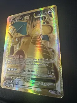 Mint! Dragonite EX (106/108) XY Evolutions Full Art Gold Pokemon Card! - Image 3