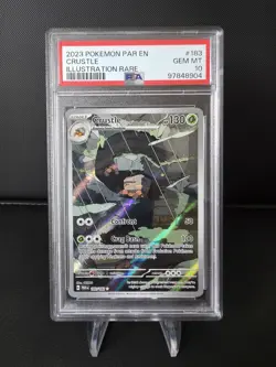 🐶💤 PSA 10 Crustle 183/182 Paradox Rift Illustration Rare Pokemon Card - Image 1