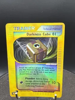 Darkness Cube 01 119/147 Reverse Holo Aquapolis E Series WOTC Pokemon Card - Image 2