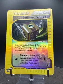 Darkness Cube 01 119/147 Reverse Holo Aquapolis E Series WOTC Pokemon Card - Image 3