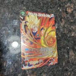 SS Son Goku Might in the Making GOLD STAMP Foil Dragon Ball Super Card Game | NM - Image 3