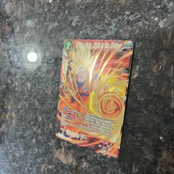 SS Son Goku Might in the Making GOLD STAMP Foil Dragon Ball Super Card Game | NM - Image 5