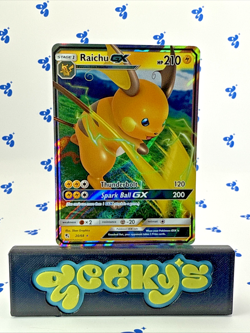 Pokemon Hidden Fates Raichu GX 20/68 Card 2019 - Image 1