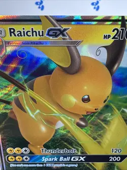 Pokemon Hidden Fates Raichu GX 20/68 Card 2019 - Image 4