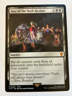 MTG Rise of the Dark Realms Commander: Final Fantasy Regular NM FF6 - Image 1