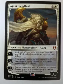 MTG Ajani Steadfast Commander Masters Mythic NM Magic the Gathering - Image 2
