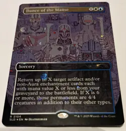 🌟 Dance Of The Manse GALAXY FOIL 💫 Deathburger Secret Lair MTG 🌟 - Image 1