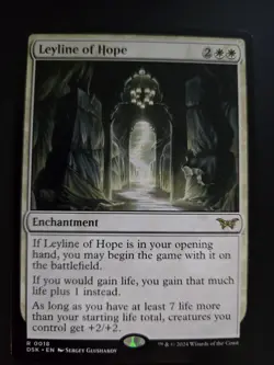 Leyline of Hope NM Duskmourn: House of Horror MTG FREE SHIPPING - Image 1