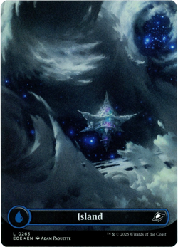 Island (Borderless Foil) - 0263 - Edge of Eternities - MTG - NM Ships Now - Image 1