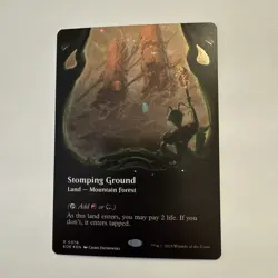 Stomping Ground GALAXY FOIL Borderless 378 Edge of Eternities EOE MTG R Unplayed - Image 2