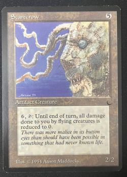 Scarecrow The Dark 1994 LP/NM Vintage MTG Magic The Gathering - Image 1