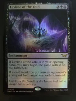Leyline of the Void NM FOIL Duskmourn: House of Horror MTG FREE SHIPPING - Image 1