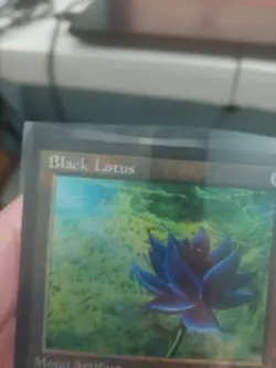 **CUST0M MADE-SEE DETAILS** Black Lotus MTG Christopher Rush *STAMPED* Signature - Image 4