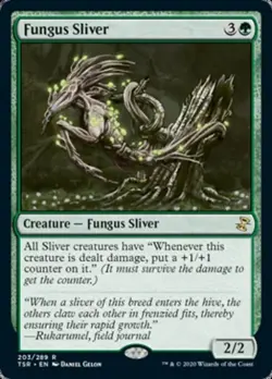 Fungus Sliver - Near Mint MTG Time Spiral Remastered - Image 1
