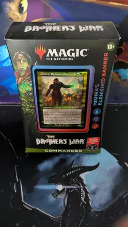 New and Sealed! MTG The Brothers' War Commander Deck - Mishra's Burnished Banner - Image 1