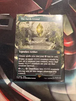 Mtg Earth Crystal BORDERLESS - Final Fantasy + Bonus Foils - Image 1