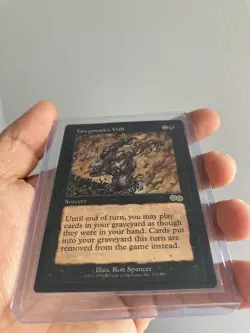 RARE MTG Magic the Gathering - Yawgmoth's Will - Urza's Saga -Sorcery -SP - Image 2