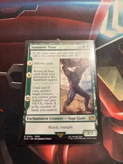 Mtg Summon: Titan - Final Fantasy + Bonus Foils - Image 1