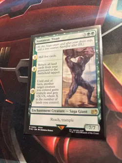 Mtg Summon: Titan - Final Fantasy + Bonus Foils - Image 2