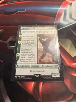 Mtg Summon: Titan - Final Fantasy + Bonus Foils - Image 5