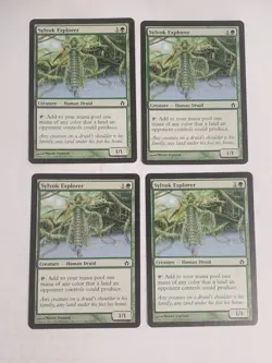 MTG Playset 4x Sylvok Explorer (Fifth Dawn/Green/C) - BGM - Image 1